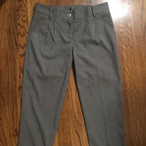 Lija grey cropped pant capris